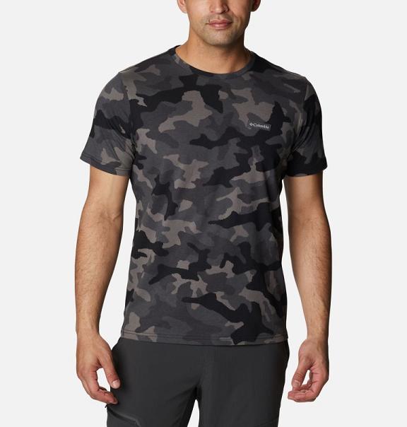 Columbia PFG T-Shirt Black For Men's NZ89730 New Zealand